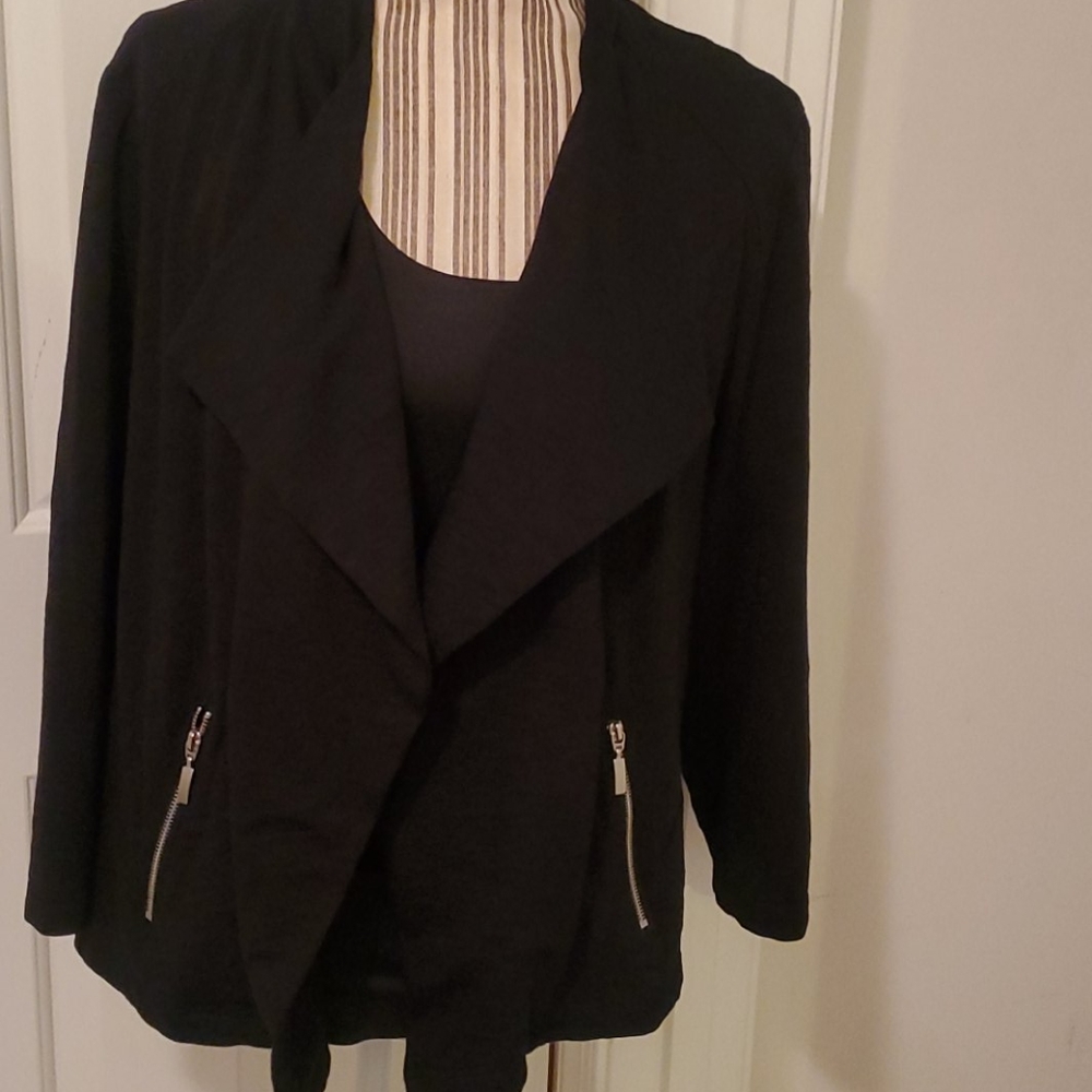 Chicos short 3/4 length Jacket size 3